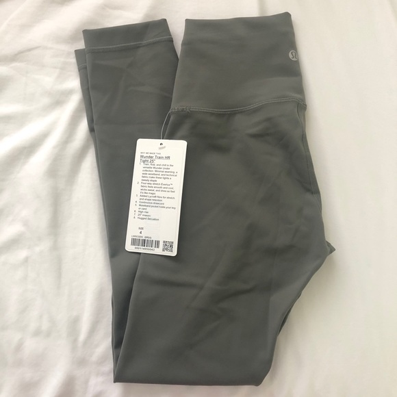 lululemon athletica Pants - Lululemon Wunder Train 25” Grey Sage Leggings